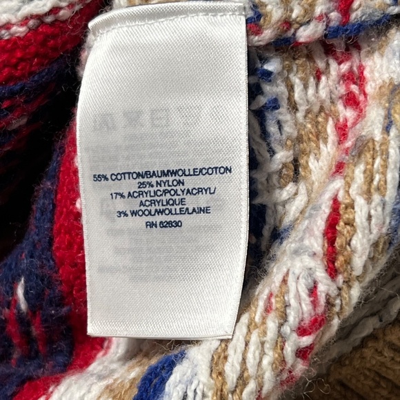 Land's End Fair Isle Nordic Sweater Women's S (6-8) Knit Ski Holiday Cabin - Picture 15 of 16